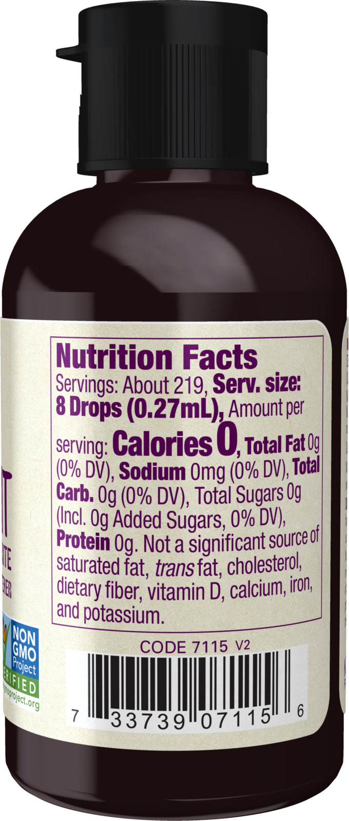NOW Foods, Organic Monk Fruit, Glycerite, Liquid Sweetener, 2 fl. oz