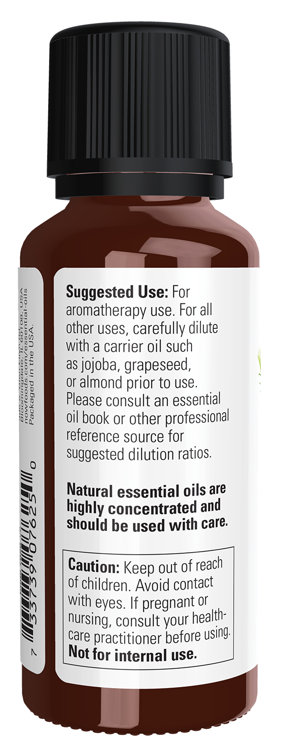 NOW Essential Oils, Tea Tree Oil, Undiluted, Steam Distilled, 1 fl. oz