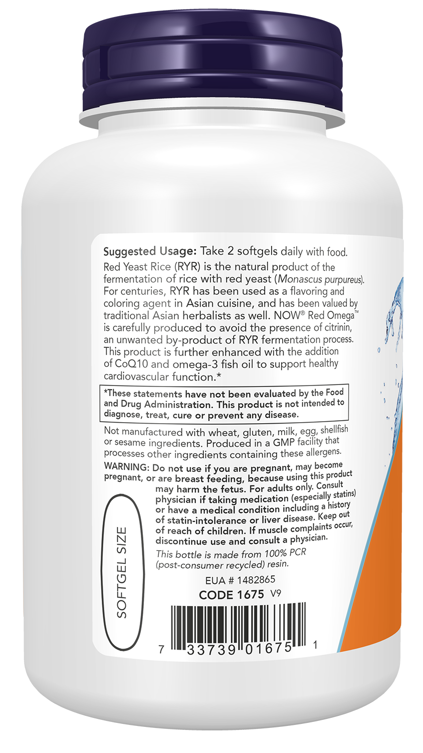 NOW Supplements, Red Omega with CoQ10, Omega-3 Fish Oil, 90 Softgels