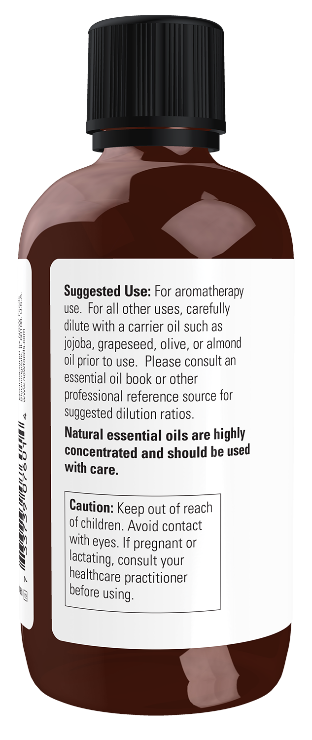 NOW Essential Oils, Rosemary Oil, Steam Distilled, Undiluted, 4 fl. oz