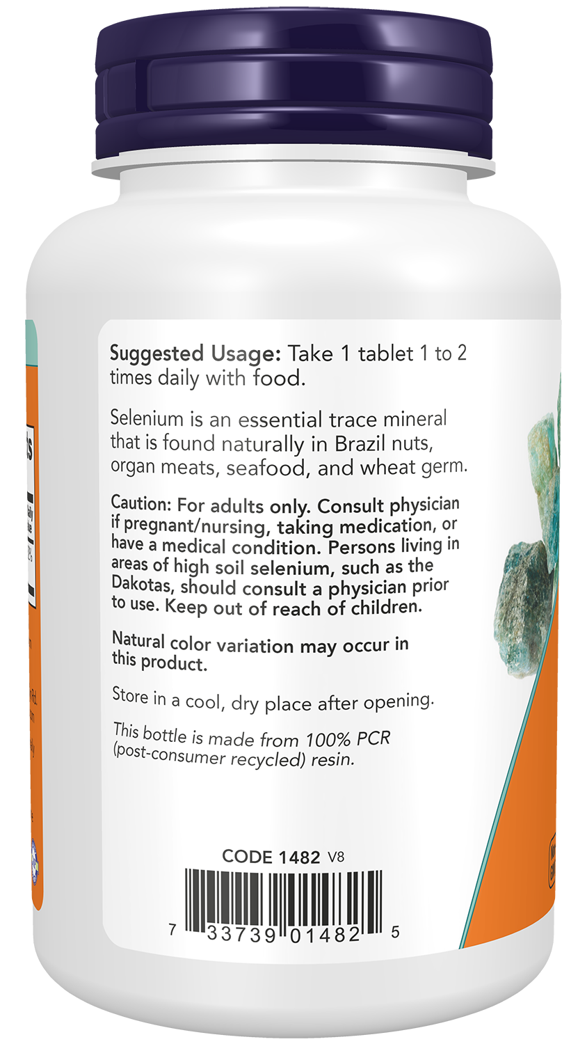 NOW Supplements, Selenium 100 mcg, Essential Mineral, 250 Tabs