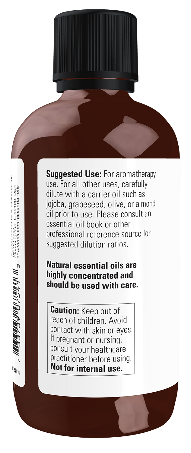 NOW Essential Oils, Clove Oil, Undiluted, Steam Distilled, 4 fl. oz
