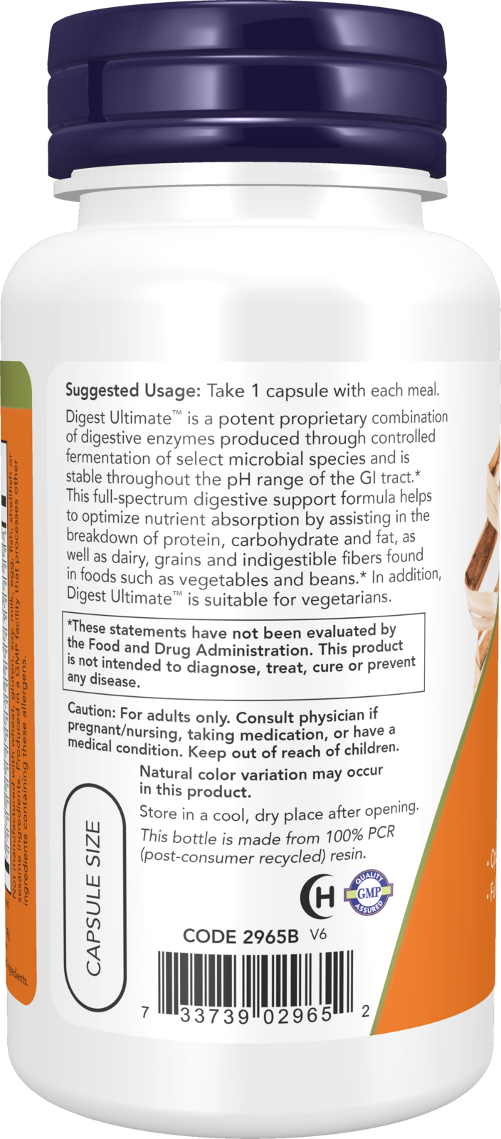NOW Supplements, Digest Ultimate™ with Full Spectrum Enzymes, 60 Veg Caps