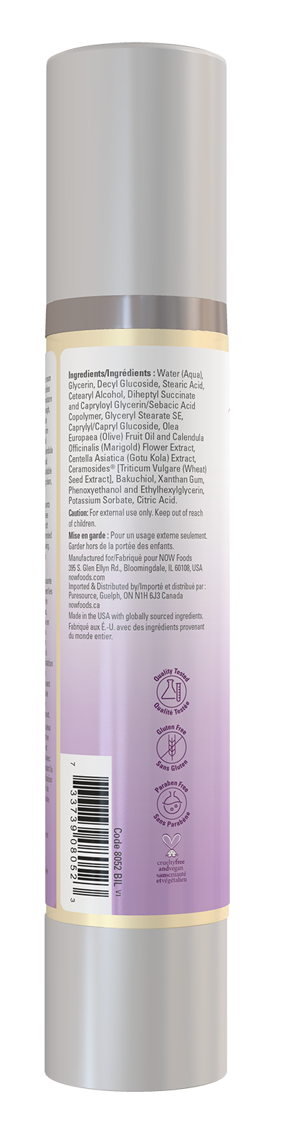 NOW Solutions, Gentle Balance, Cream Cleanser, Non-Foaming, 4 fl. oz