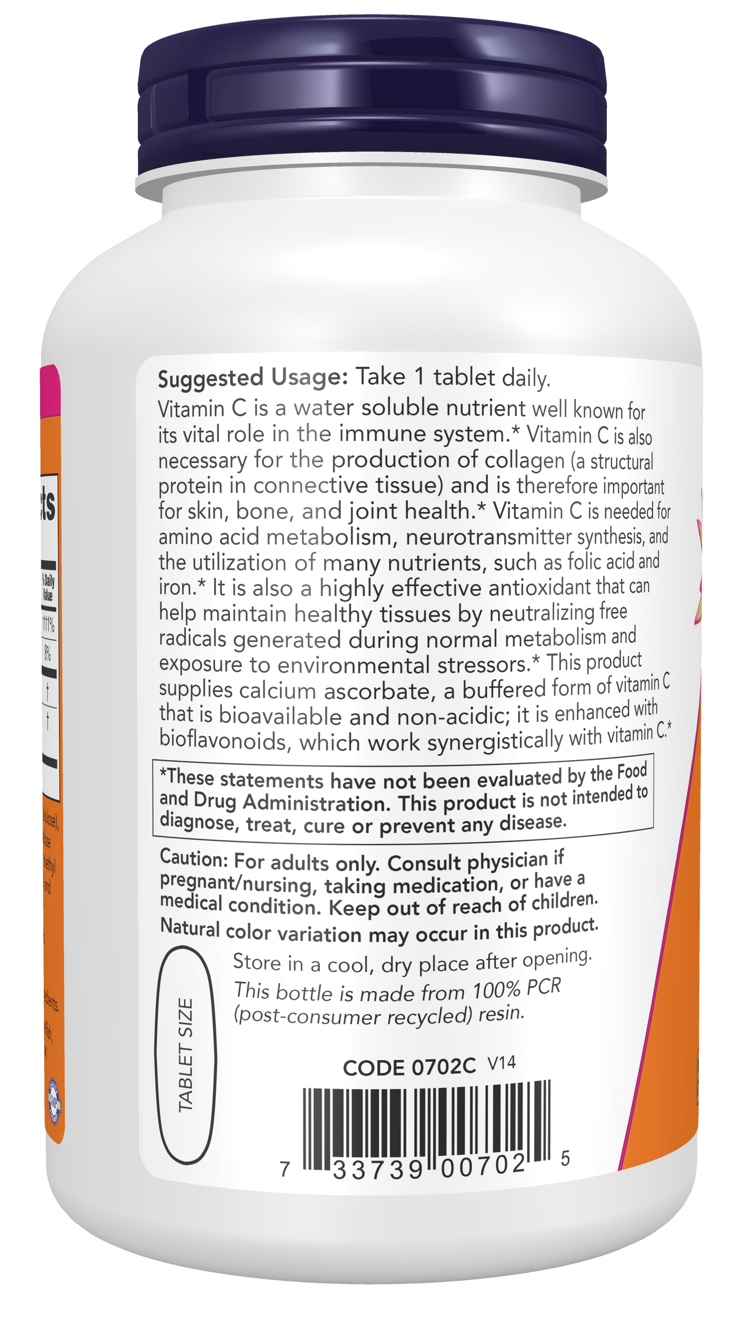 NOW Supplements, Vitamin C-1000 Complex, Buffered, 180 Tabs