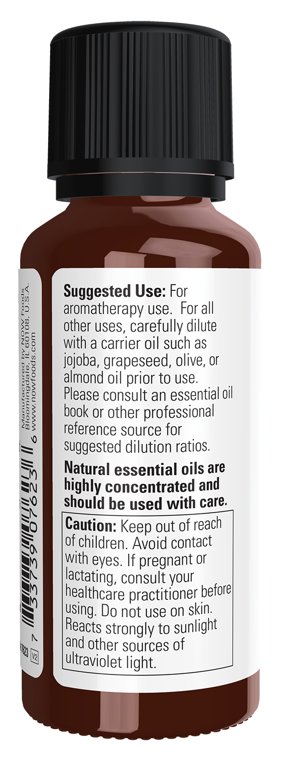 NOW Essential Oils, Tangerine Oil, Undiluted, Cold Pressed, 1 fl. oz