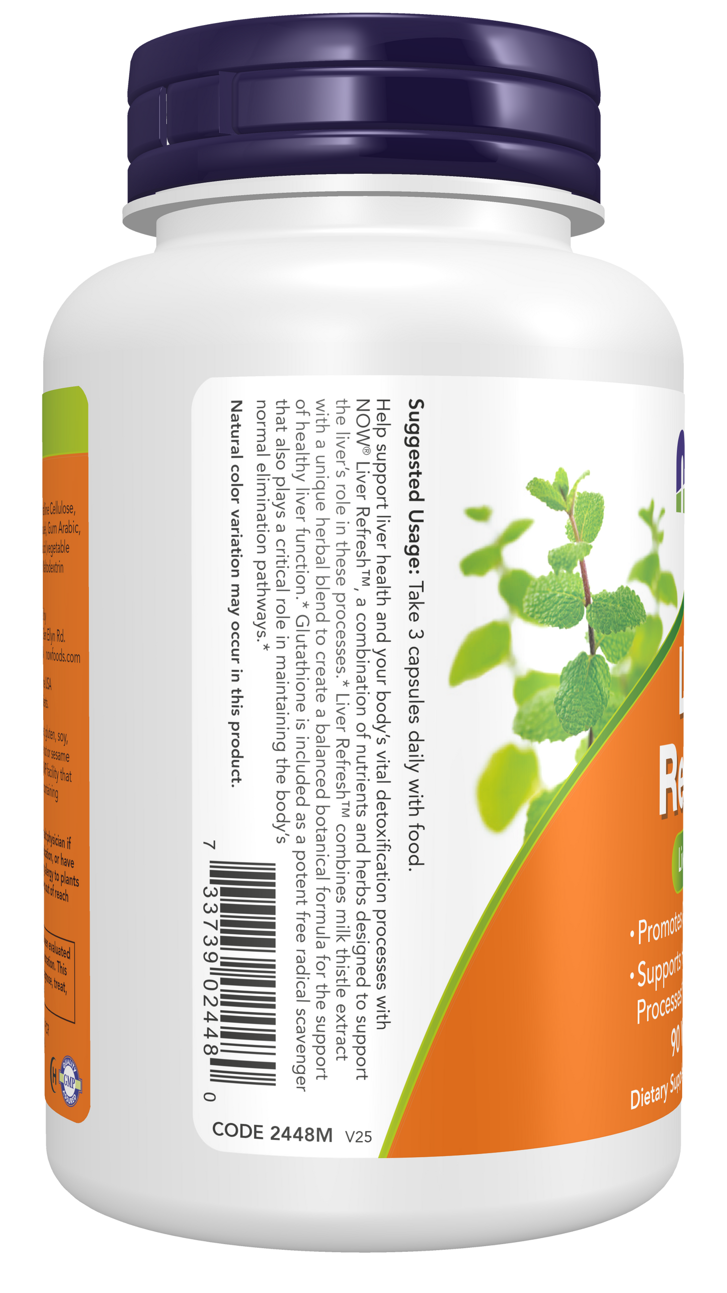 NOW Supplements, Liver Refresh™, with Milk Thistle Extract, 90 Veg Caps