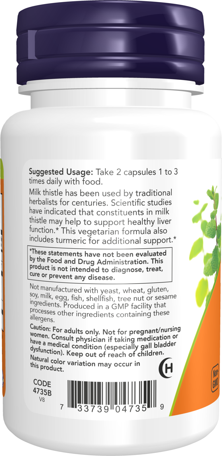 NOW Supplements, Silymarin Milk Thistle Extract 150 mg, 60 Veg Caps