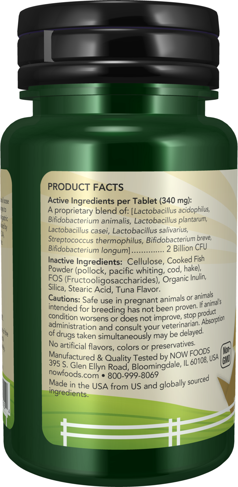 NOW Pet Health, G.I. Support Supplement, Cats & Dogs, 90 Chewable Tablets