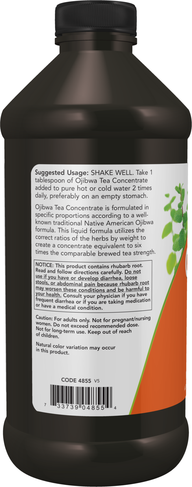 NOW Supplements, Ojibwa Tea, Herbal Concentrate, 16 oz