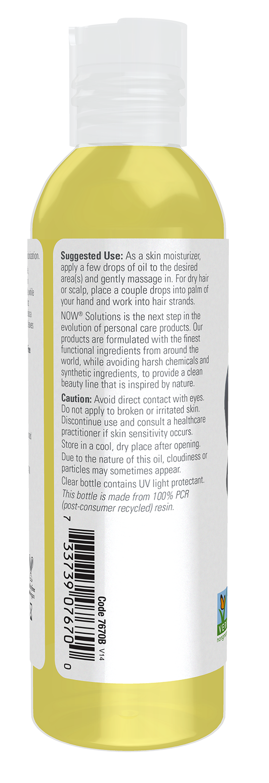 NOW Solutions, Avocado Oil, Moisturizing Oil, Nutrient Rich, 4 fl. oz