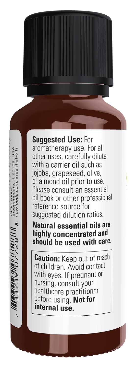 NOW Essential Oils, Lavender & Tea Tree Oil Blend, Steam Distill, 1 fl. oz