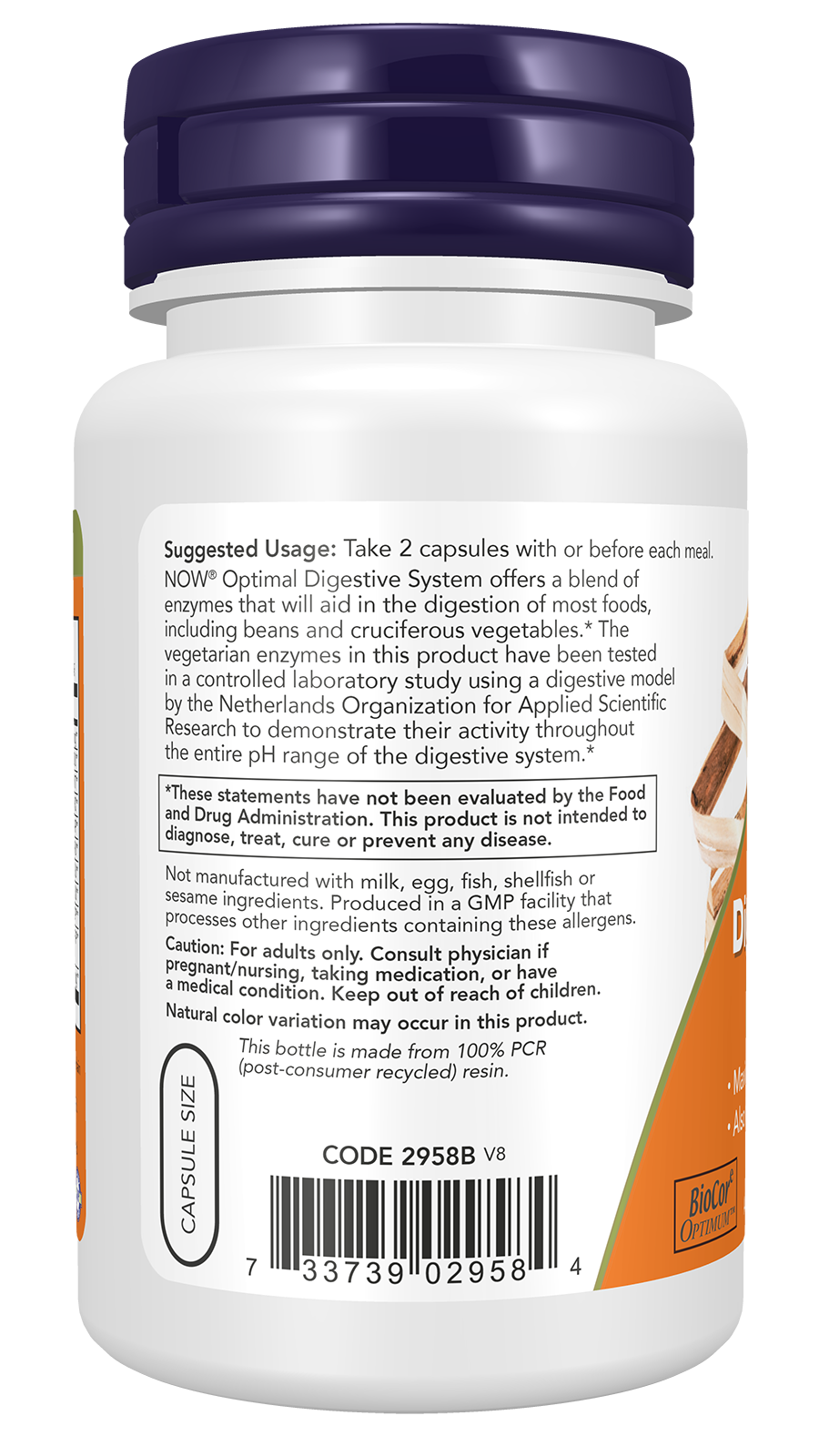 NOW Supplements, Optimal Digestive System, Enzymes, 90 Veg Caps