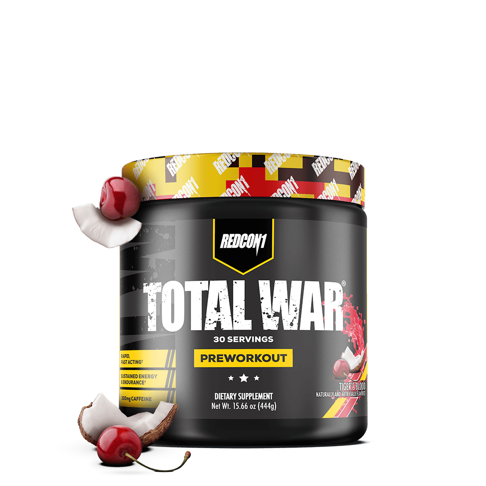 Redcon1 Total War Pre Workout - 30 Servings - Tigers Blood