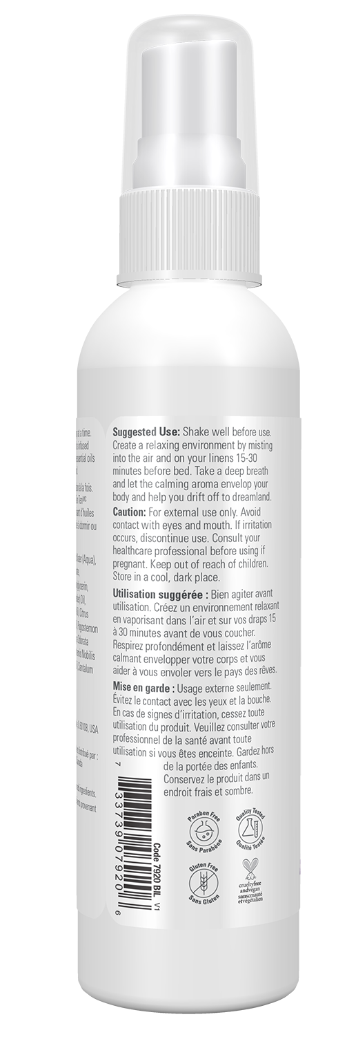 NOW Essential Oils, Take A Zen Ten™ Relaxing Aroma Pillow Mist, 4 fl. oz