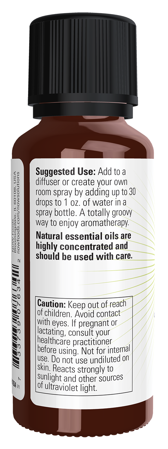 NOW Essential Oils, Peace, Love and Flowers, Sweet Floral Blend, 1 fl. oz