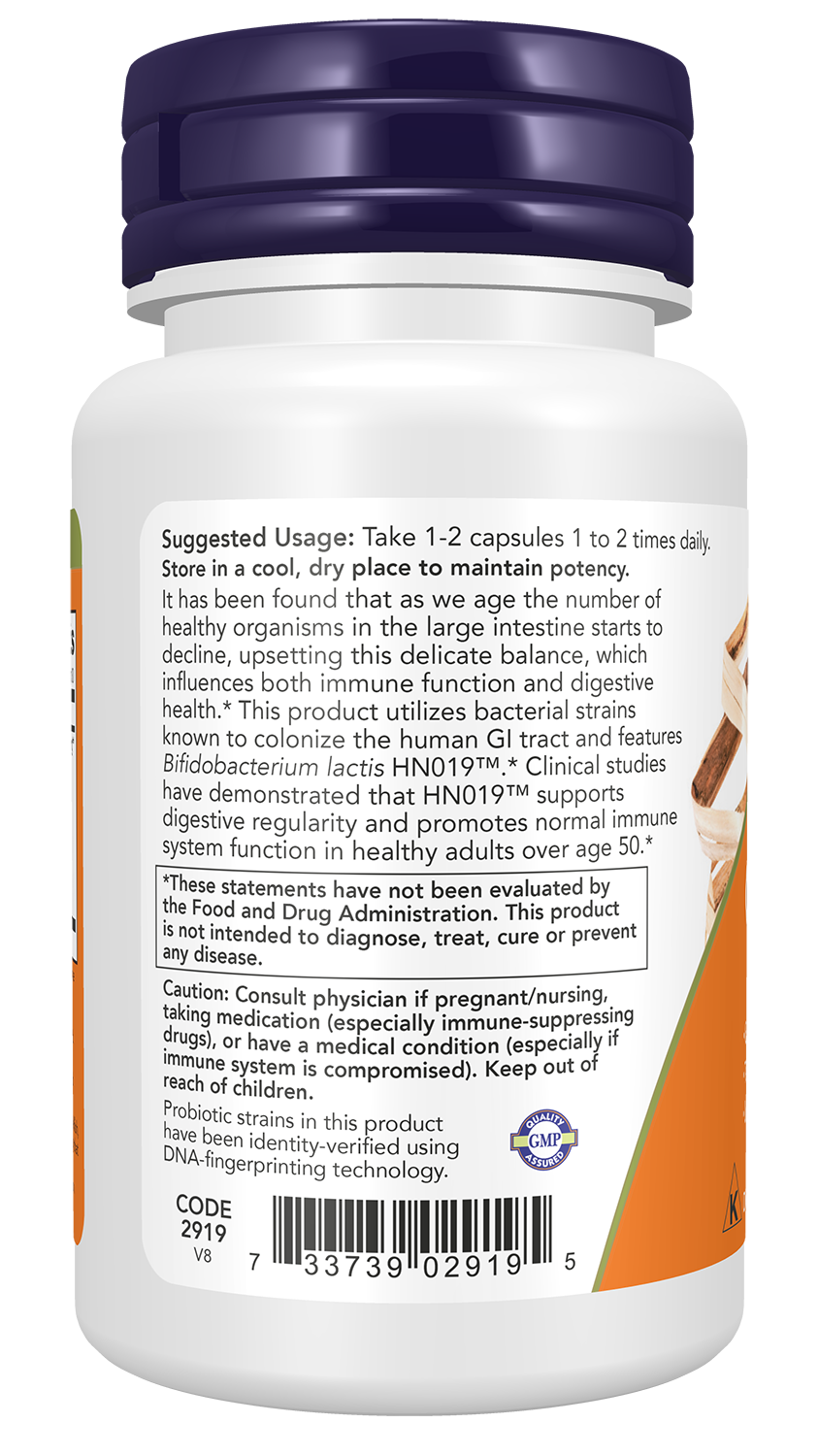 NOW Supplements, Clinical GI Probiotic™, 50+, Gluten Free, 60 Veg Caps