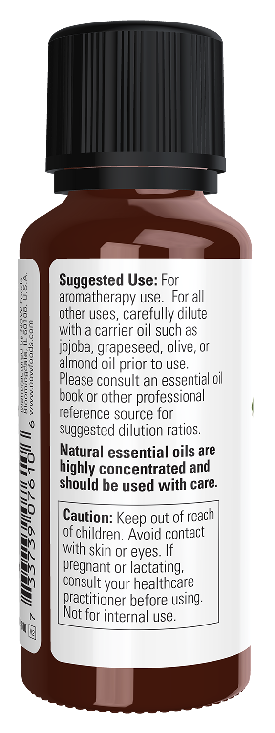 NOW Essential Oils, Sage Oil, Undiluted, Steam Distilled, 1 fl. oz
