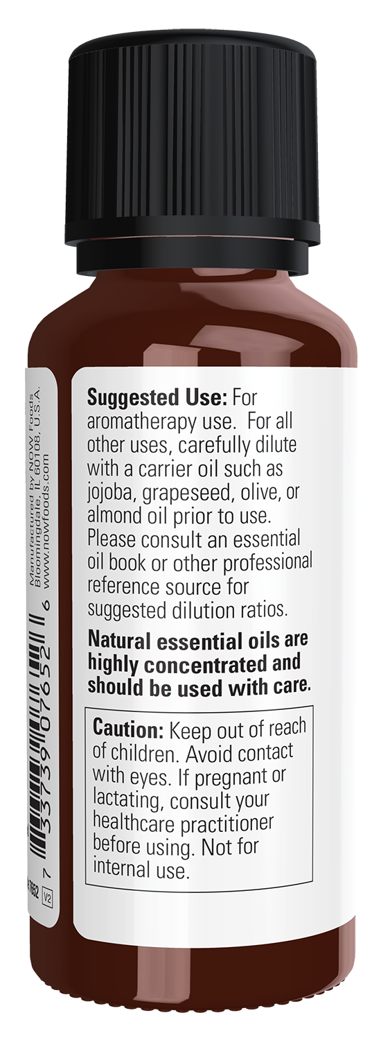 NOW Essential Oils, Cypress Oil, Undiluted, Steam Distilled, 1 fl. oz