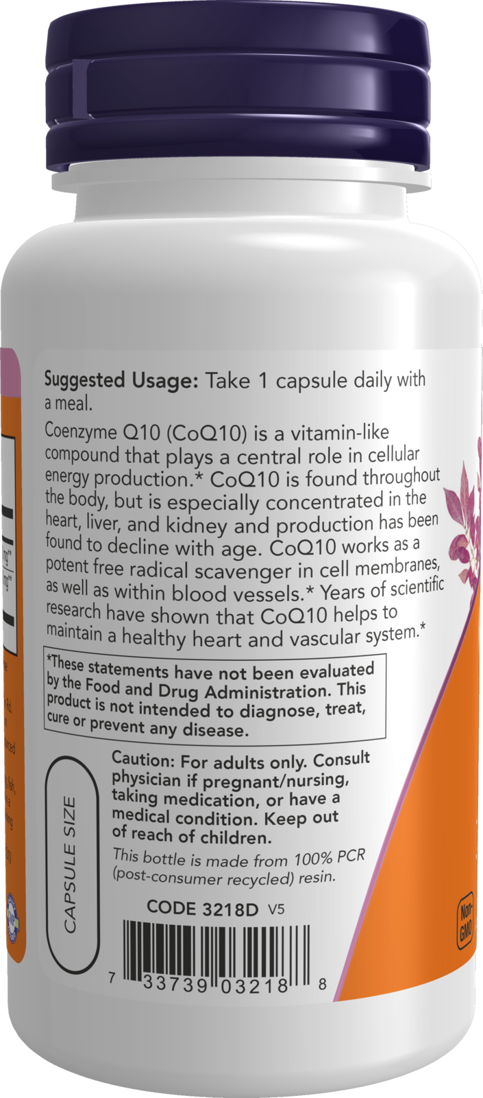 NOW Supplements, CoQ10 150 mg, Pharmaceutical Grade, 100 Veg Caps