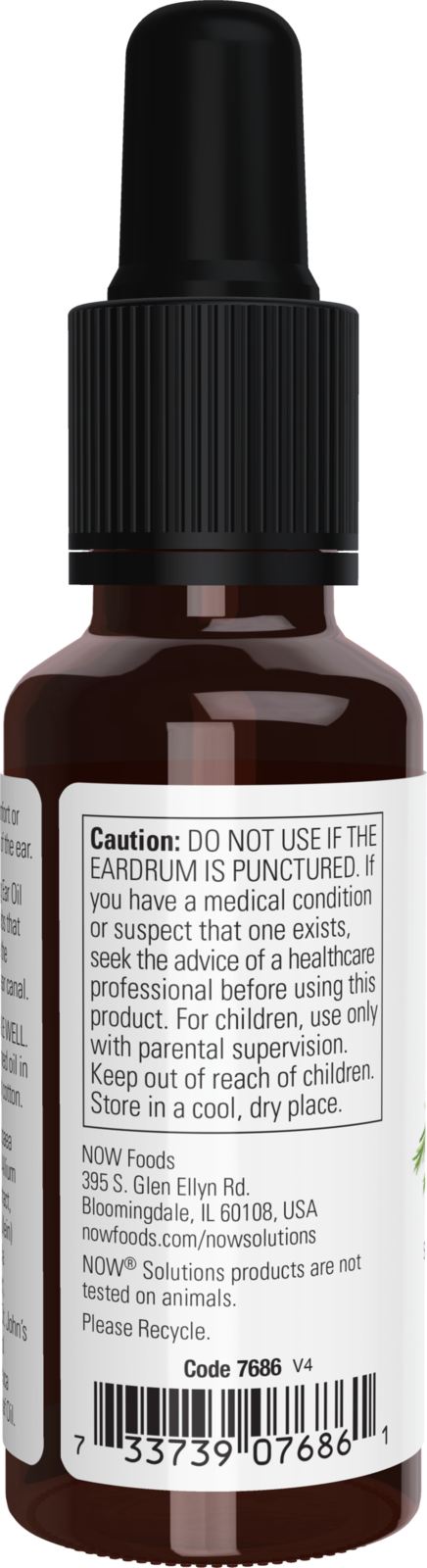 NOW Solutions, Ear Oil, Soothing Herbal Blend, 1 fl. oz