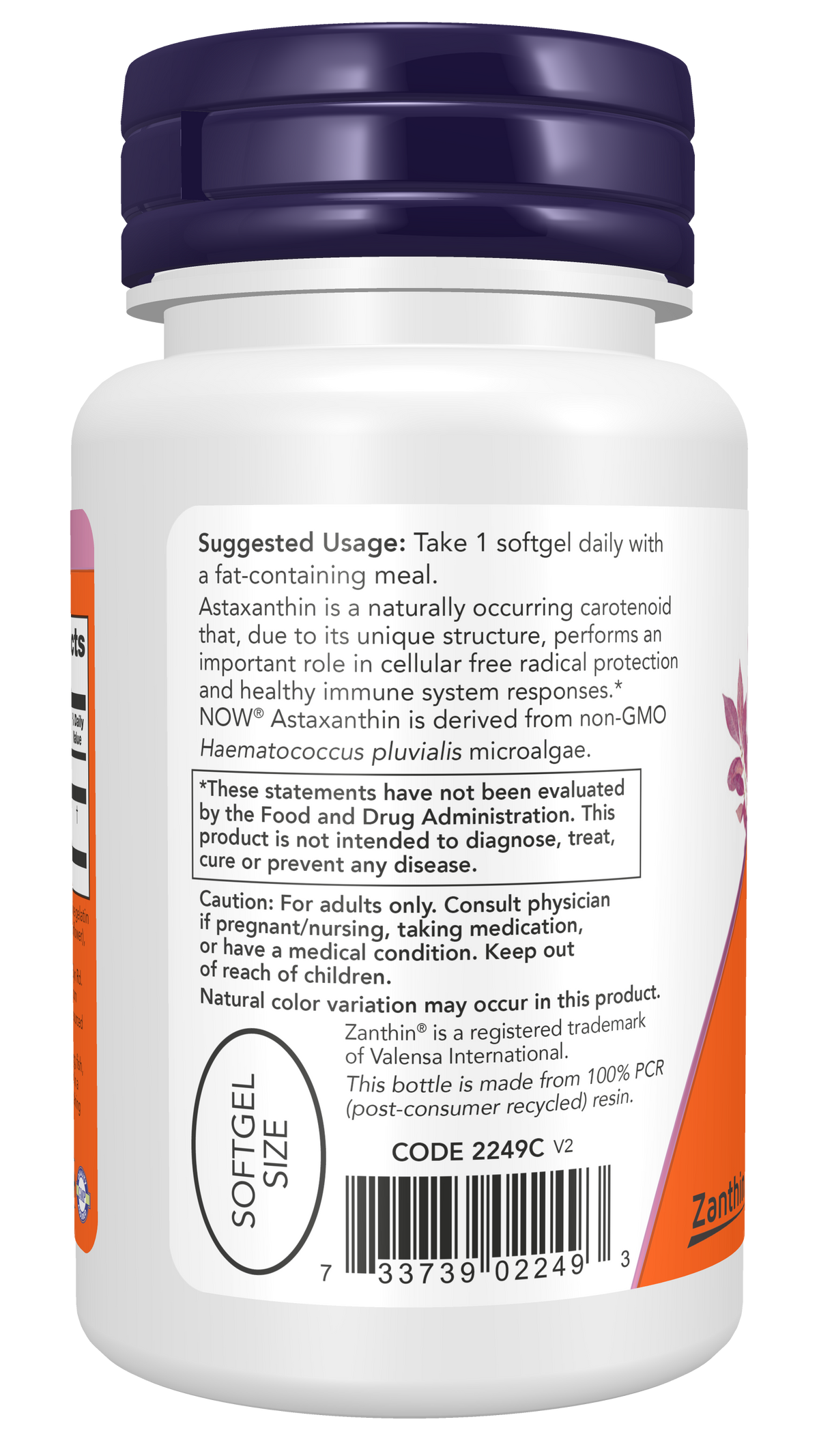 NOW Supplements, Astaxanthin 10mg, Zanthin®, Extra Strength, 30 Softgels