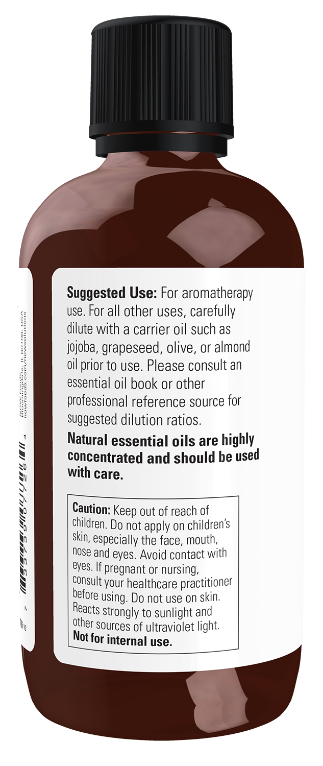 NOW Essential Oils, Invigorating Lemon & Eucalyptus Oil Blend, 4 fl. oz