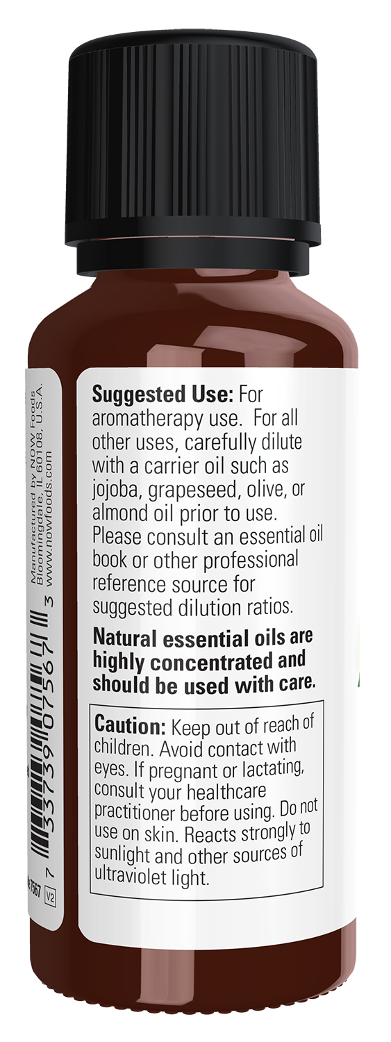NOW Essential Oils, Lime Oil, Undiluted, Steam Distilled, 1 fl. oz