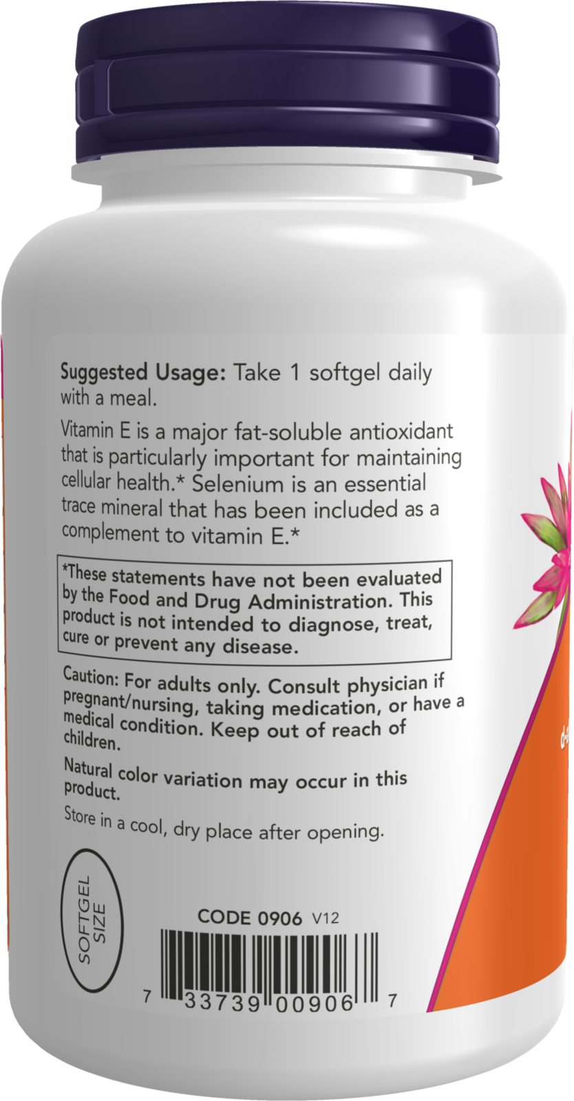NOW Supplements, Vitamin E-400 IU, Mixed Tocopherols, Antioxidant Protection*, 100 Softgels