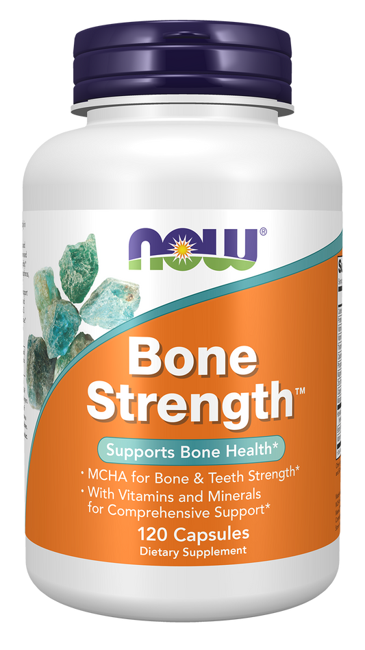 NOW Supplements, Bone Strength™ Microcrystalline Hydroxyapatite, 120 Caps