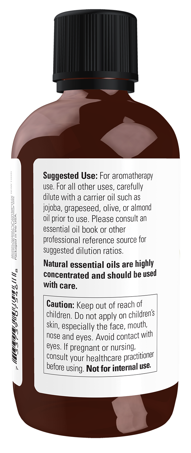 NOW Essential Oils, Eucalyptus Oil, Undiluted, Steam Distilled, 4 fl. oz