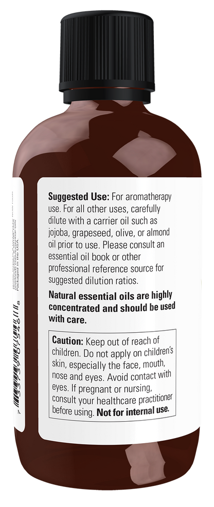 NOW Essential Oils, Eucalyptus Oil, Undiluted, Steam Distilled, 4 fl. oz