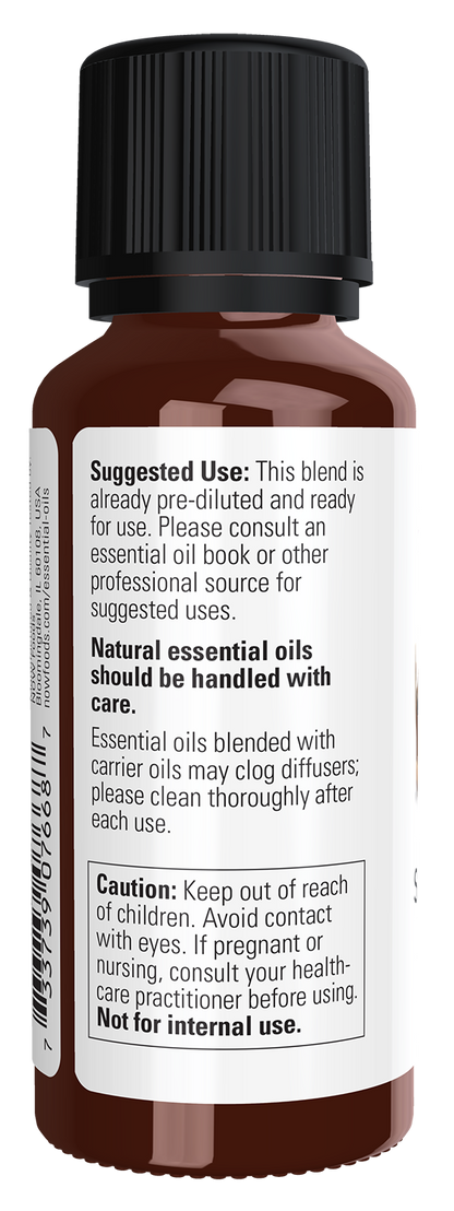 NOW Essential Oils, Sandalwood Oil in Jojoba, Grounding, 1 fl. oz