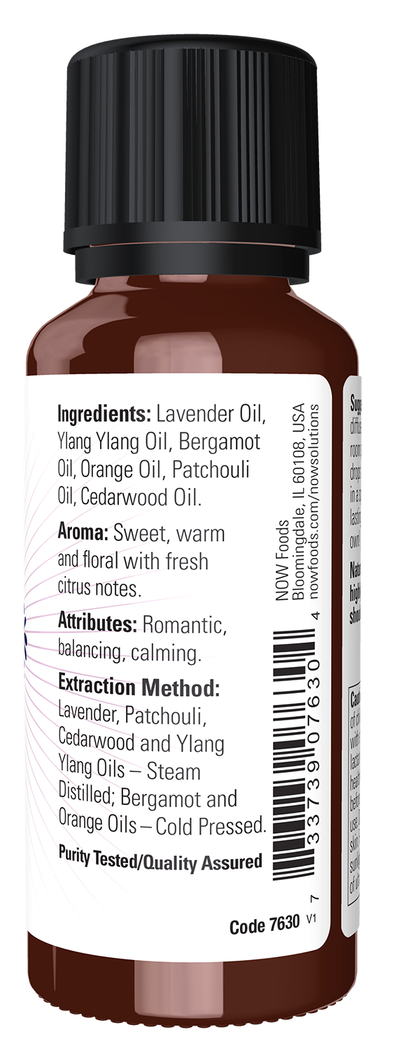 NOW Essential Oils, Bottled Bouquet Oil Blend, Floral Scent, 1 fl. oz