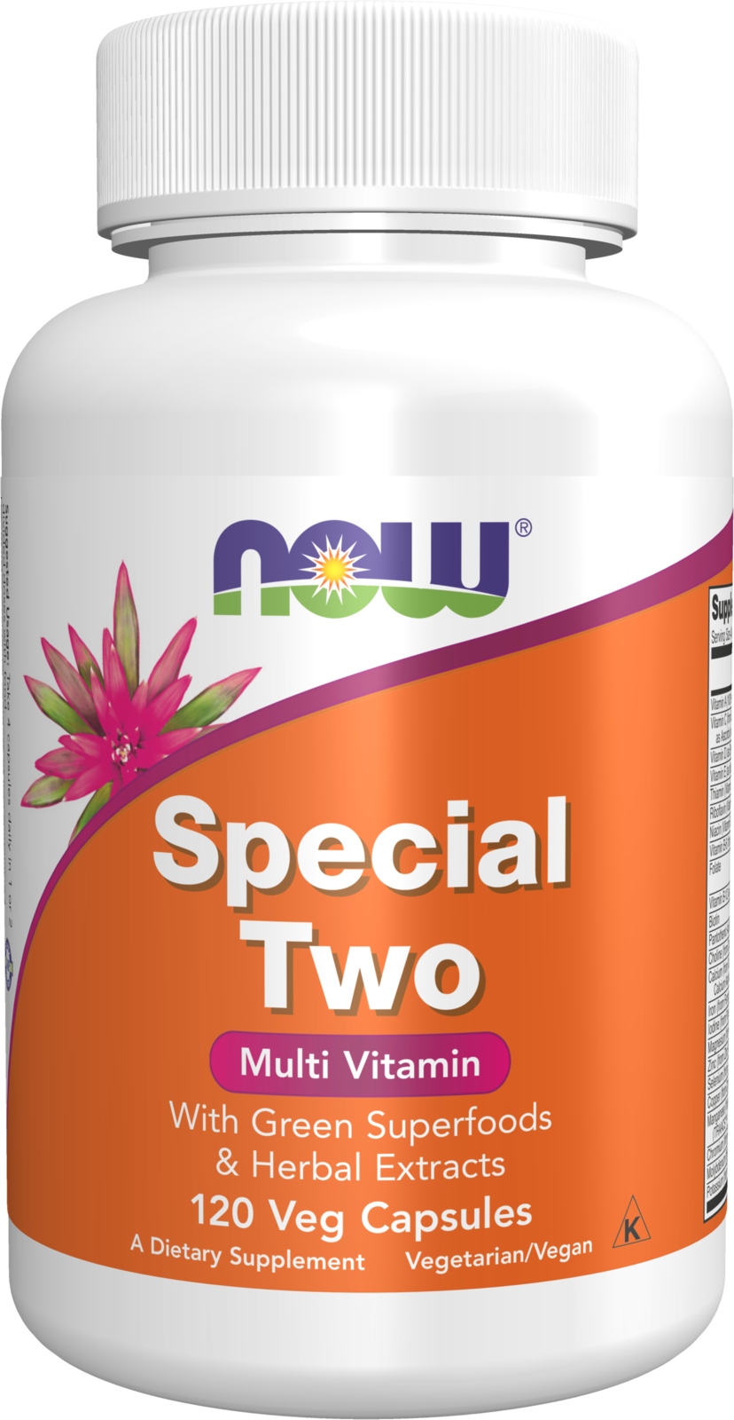 NOW Supplements, Special Two with Green Superfoods & Herbs, 120 Veg Caps