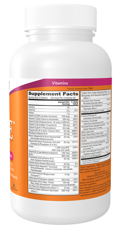 NOW Supplements, Eve™ Women's Multivitamin, 180 Softgels