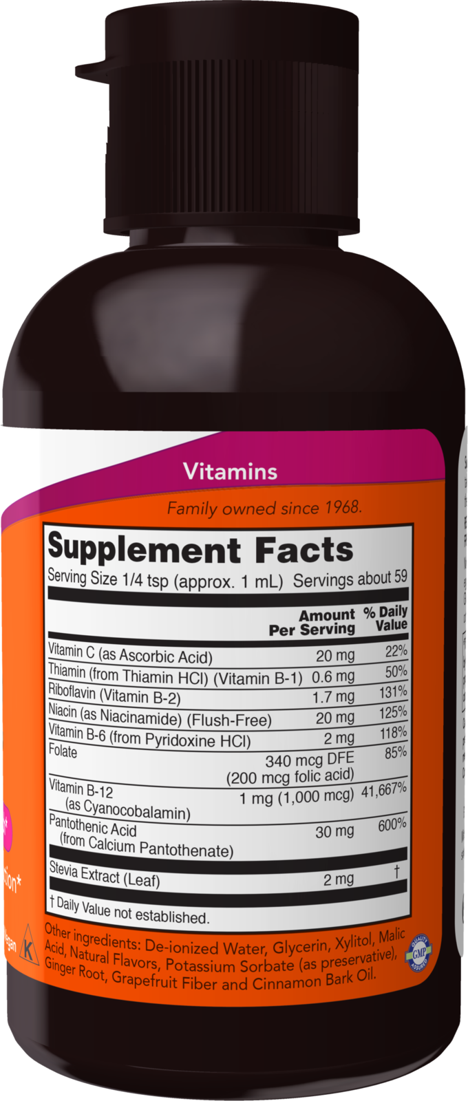NOW Supplements, Vitamin B-12 Complex Liquid, Energy Production*, 2 oz