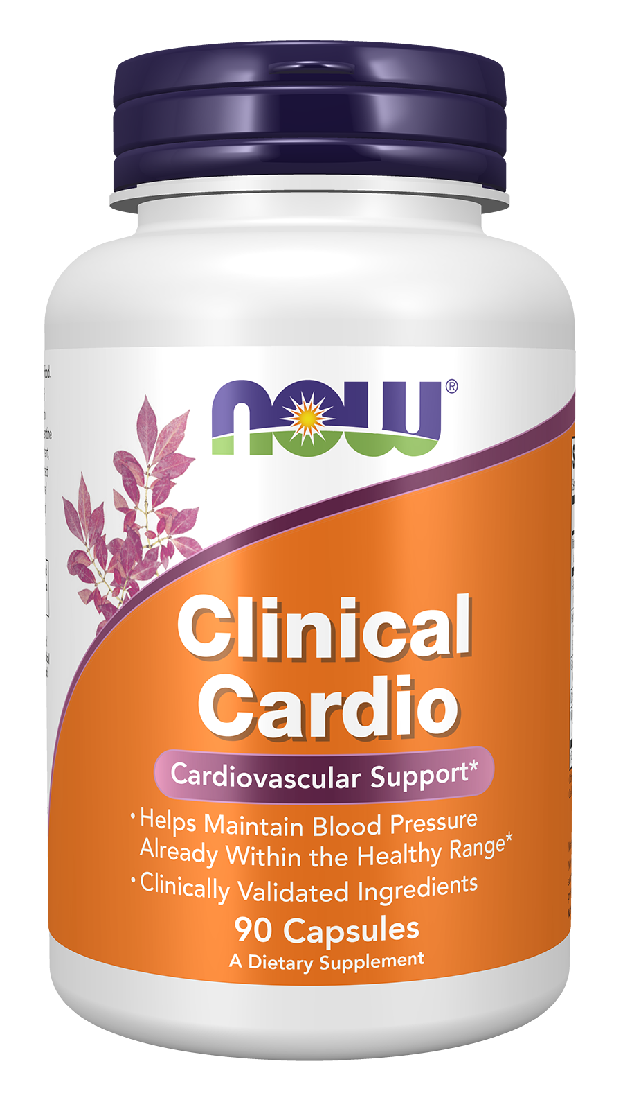 NOW Supplements, Clinical Cardio, Cardiovascular Support*, 90 Veg Caps