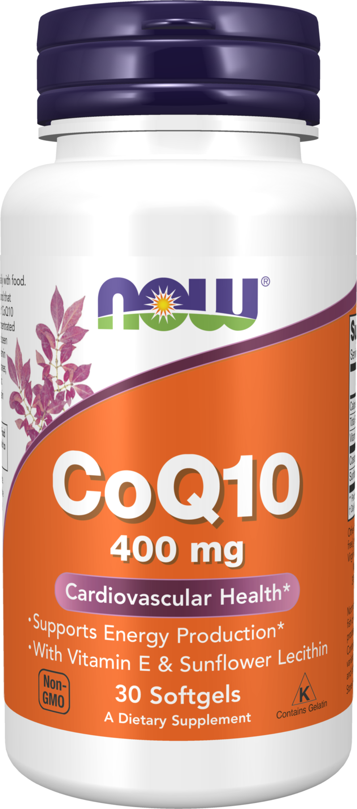 NOW Supplements, CoQ10 400 mg, Pharmaceutical Grade, 30 Softgels