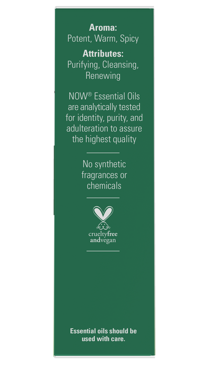 NOW Essential Oils, Organic Tea Tree Oil Purifying Roll-On, 10 mL