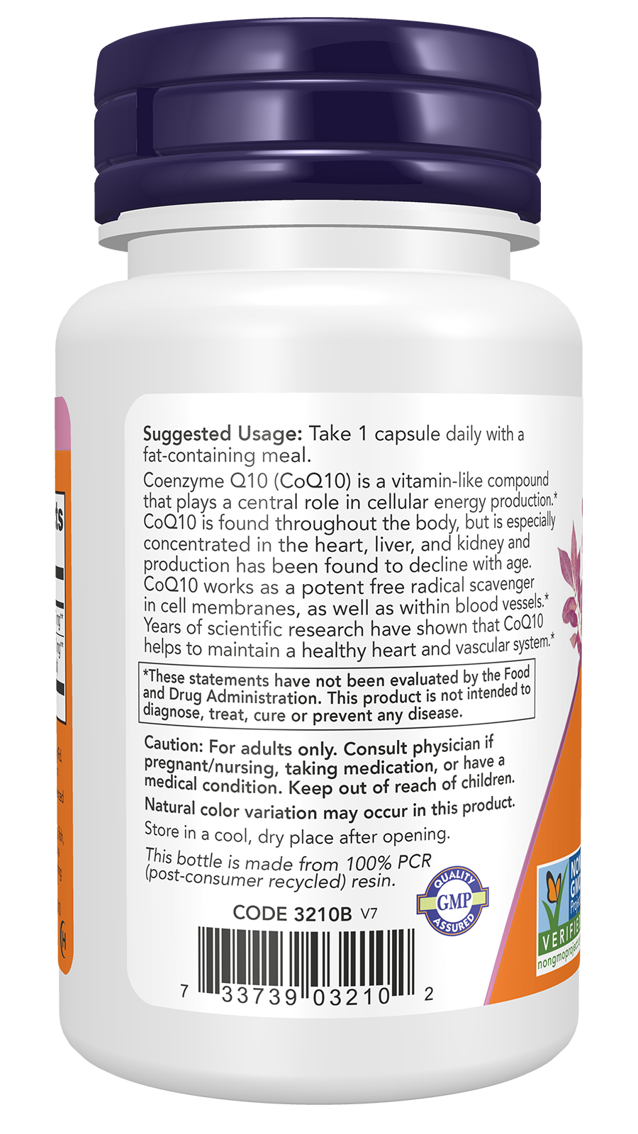 NOW Supplements, CoQ10 100 mg, Pharmaceutical Grade, 30 Veg Caps