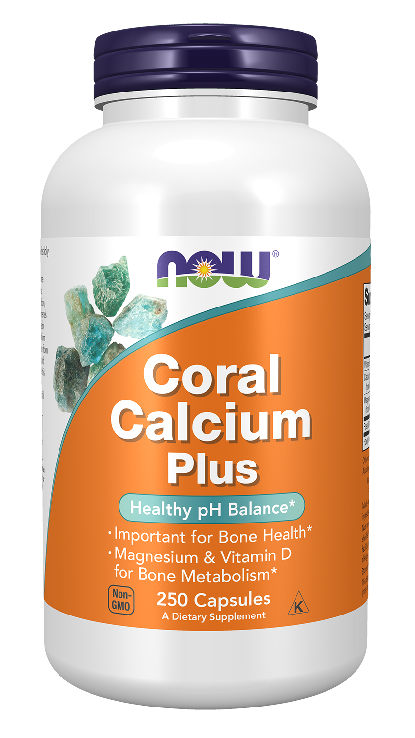 NOW Supplements, Coral Calcium Plus, Bone Health*, 250 Veg Caps