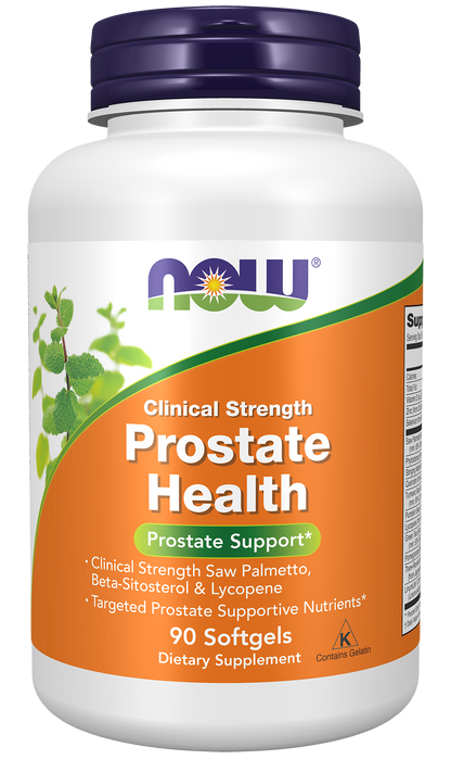 NOW, Prostate Health, Clinical Strength Saw Palmetto, 90 Softgels