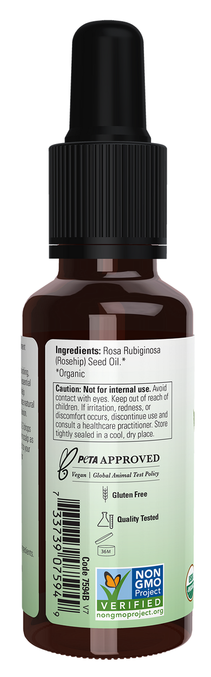 NOW Solutions, Organic Rose Hip Seed Oil, Expeller Pressed, 1 fl. oz