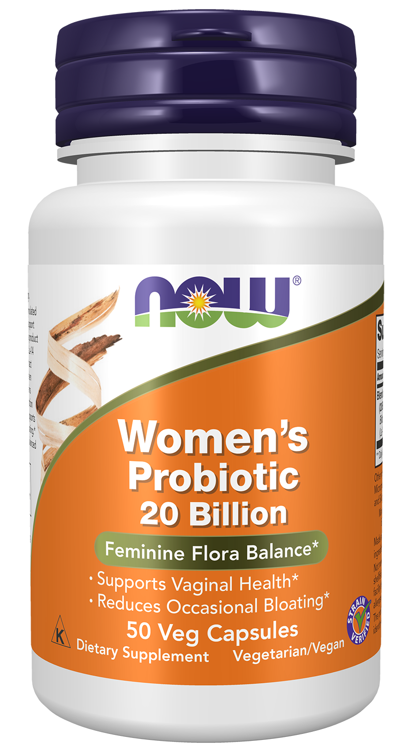 NOW Supplements, Women's Probiotic, 20 Billion, 50 Veg Caps