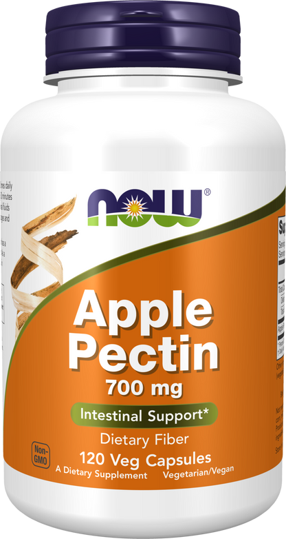 NOW Supplements, Apple Pectin 700 mg, Intestinal Support*, 120 Veg Caps