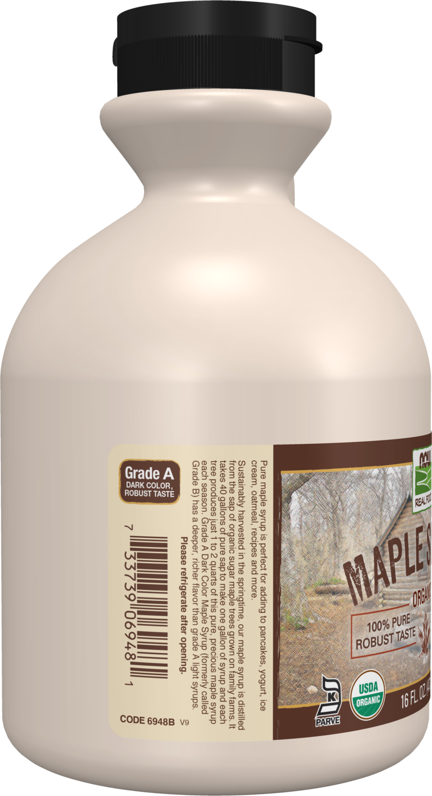 NOW Foods, Certified Organic Maple Syrup, Grade A Dark Color, 16 fl. oz