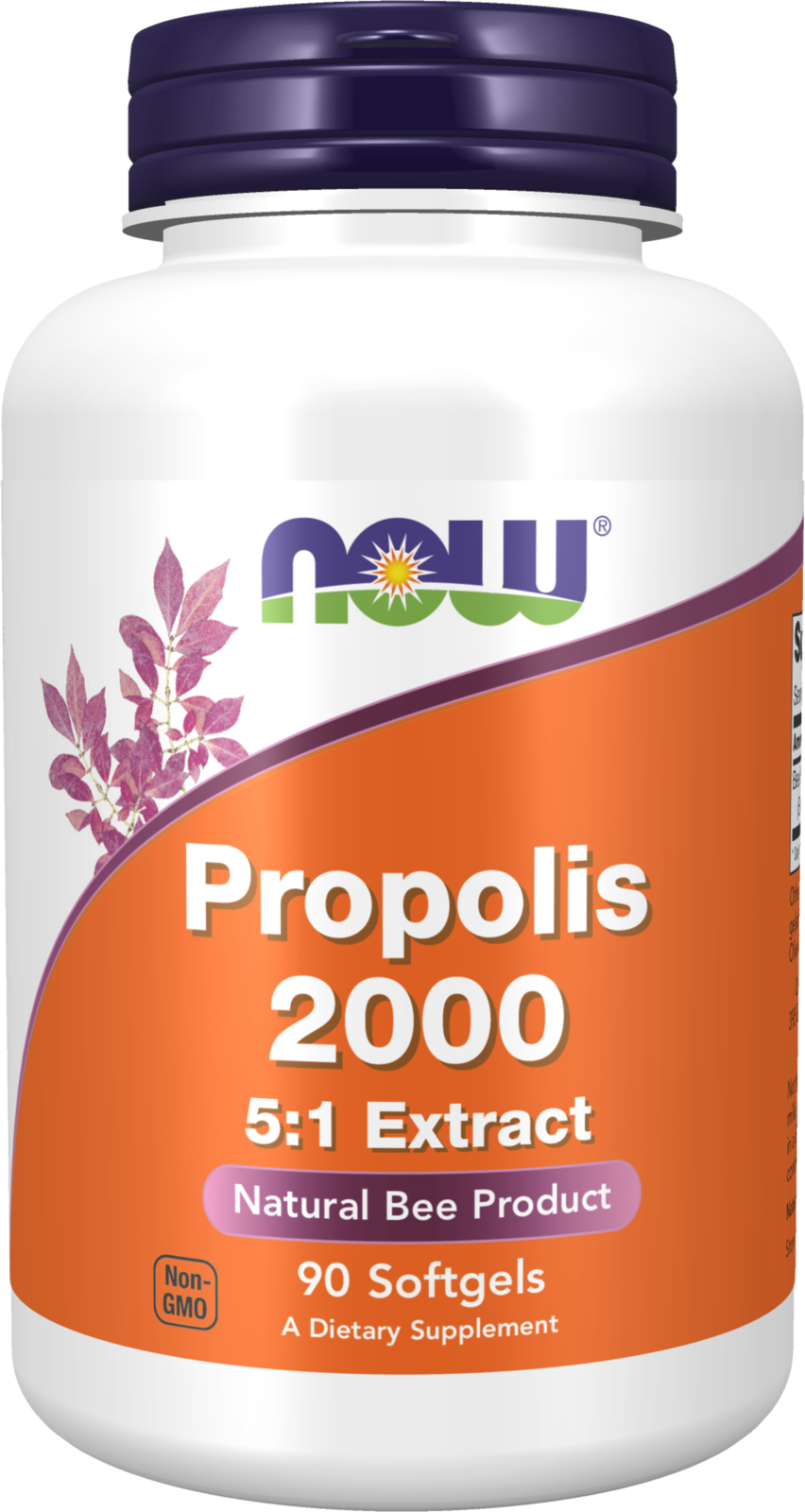 NOW Supplements, Propolis 2,000, 5:1 Extract, Bee Product, 90 Softgels