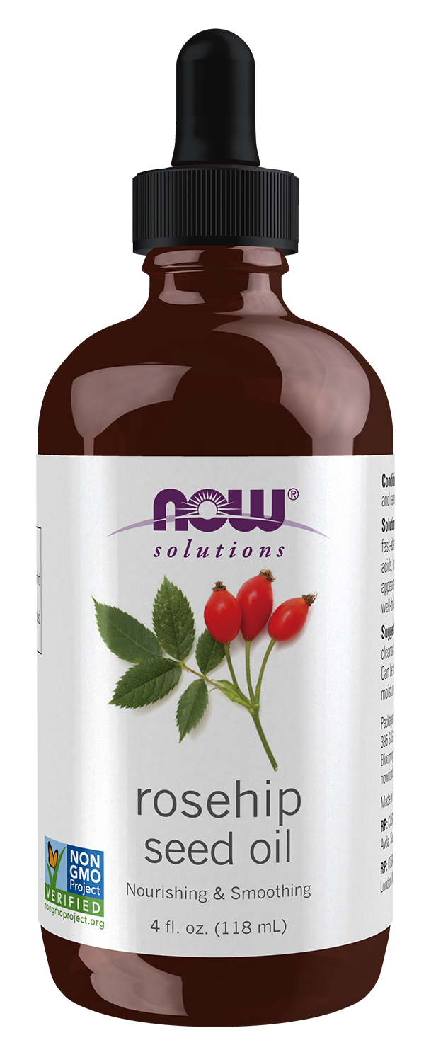 NOW Solutions, Rose Hip Seed Oil, Nourishing and Renewing,4 fl. oz