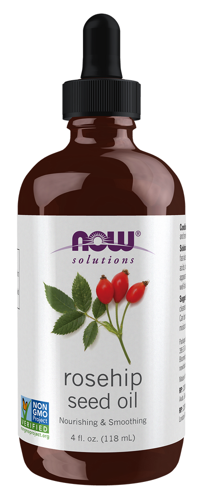 NOW Solutions, Rose Hip Seed Oil, Nourishing and Renewing,4 fl. oz